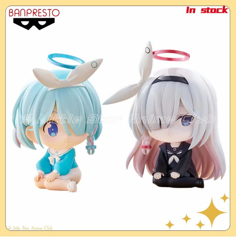 

In Stock Original BANDAI BANPRESTO Blue Archive Arona/Plana Sitting Doll Anime Figure Model Collection Toys