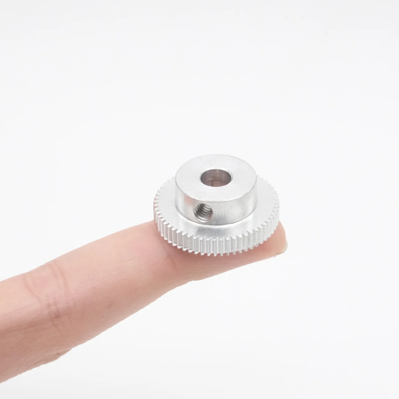 Aluminum Alloy Gear 0.4M 40/50/60/80/141 Teeth for Micro Robots Small Transmission System Metal Wheel 10mm Length