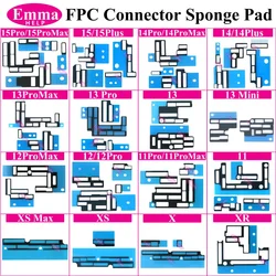5Sets Mainboard Fpc Sponge Foam Pad Internal Socket Interface Pad Repair Sticker Adhesive For iPhone 11 12 13 15 Pro Max 14 Plus
