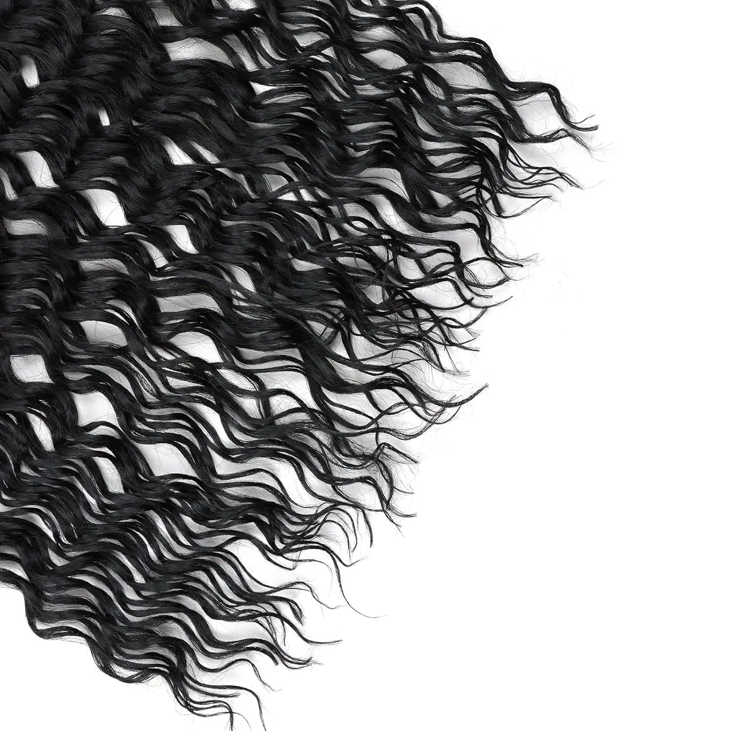 عميق فو لوكس الكروشيه الشعر 1-8 حزم 14/24 بوصة لينة Locs الكروشيه الشعر قبل يحلق موجة عميقة الكروشيه الشعر الاصطناعية