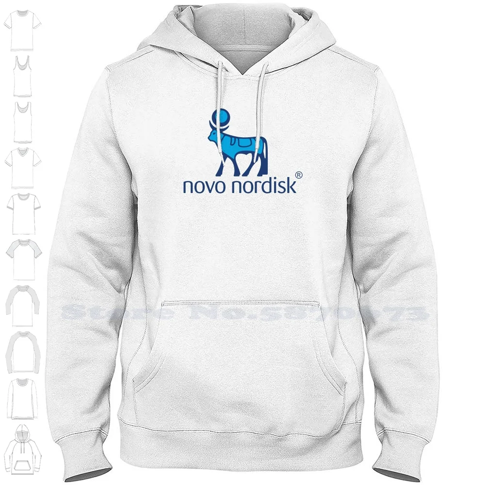 Novo Nordisk Logo Fashion Sweatshirt Hoodie Top Quality Graphic 100% Cotton Hoodies