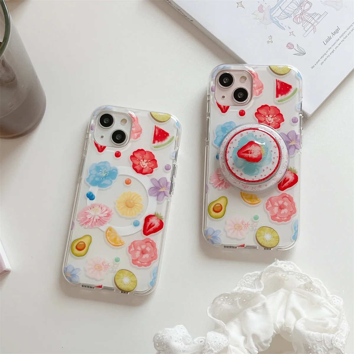 

New 2025 KT catAnti-fall Lovely Cover Funda For iPhone 16 15 14 13 Pro Max - Luxury Stylish INS Korean Cute Shockproof Phone Cas