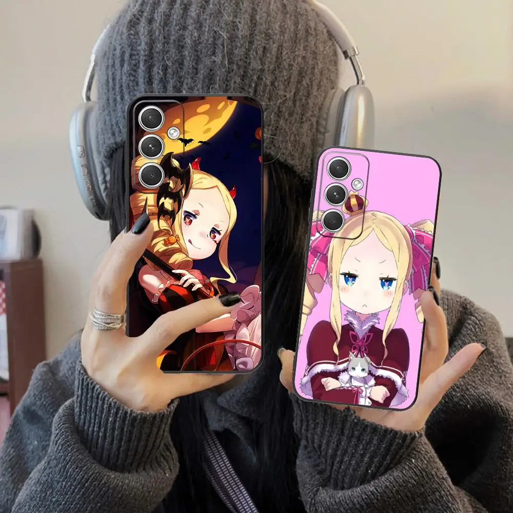 ReZero Beatrice Mobile Phone Case for Samsung Galaxy S25 S24 S23 S22 S21 S20 Note20 Plus FE Ultra Colour Cover Cover Luxury