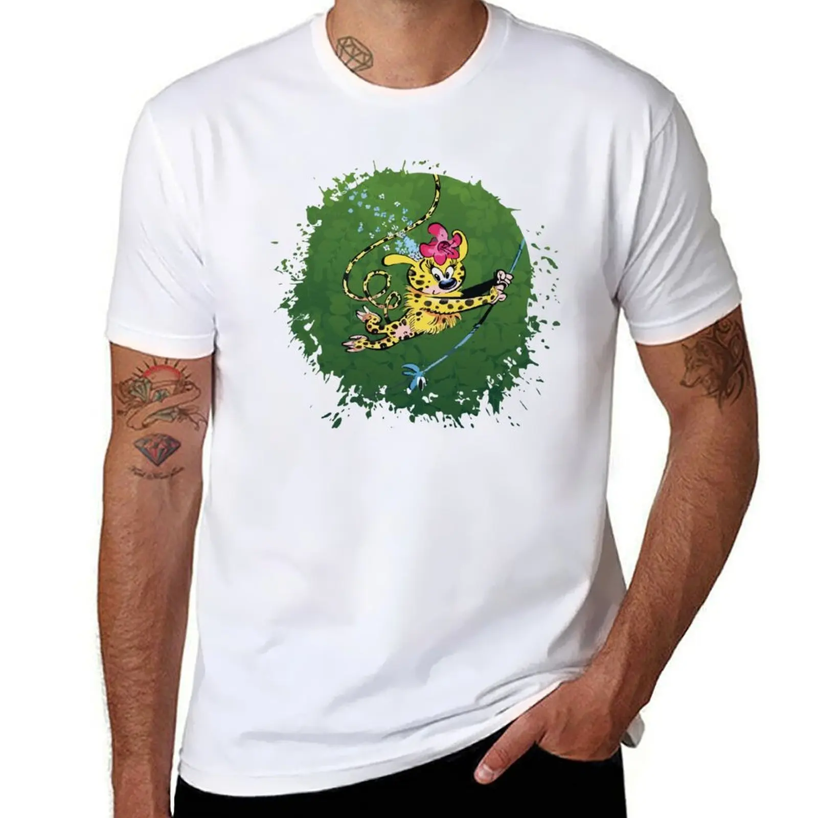 

in shirts graphic the printed man t summer shirt man jungle t man t Marsupilami -Green T-Shirt for for girl shirts design tees