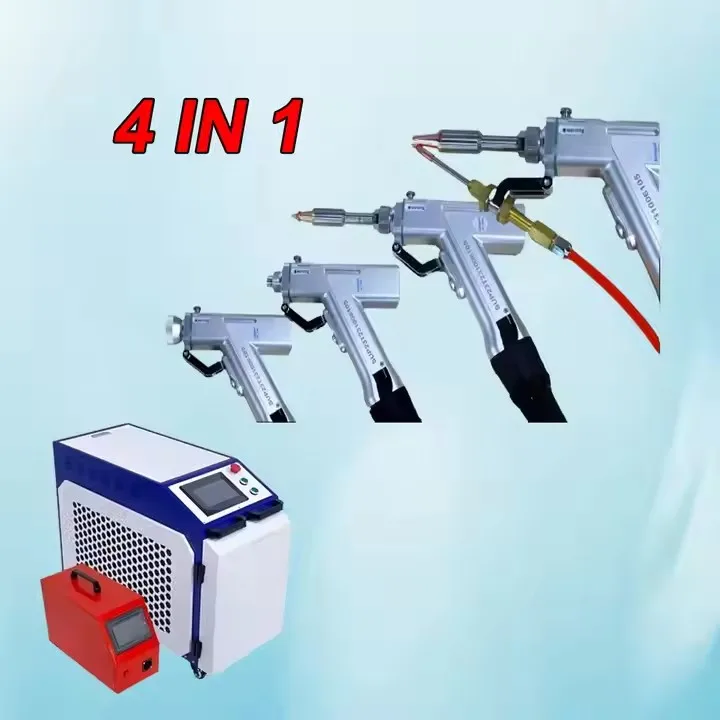 2025 Hot Selling 4 in 1 Handheld SUP23T Laser Head with Wire Feeder Laser Welder Head for Laser Welding Cutting Cleaning Machine