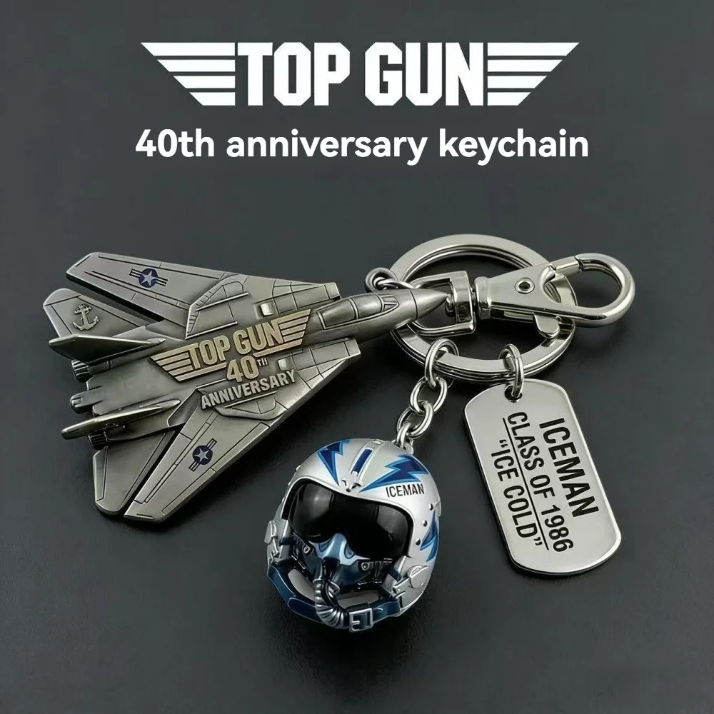 Top Gun 40th Anniversary Keychain Pilot Duck Cosplay Collectible