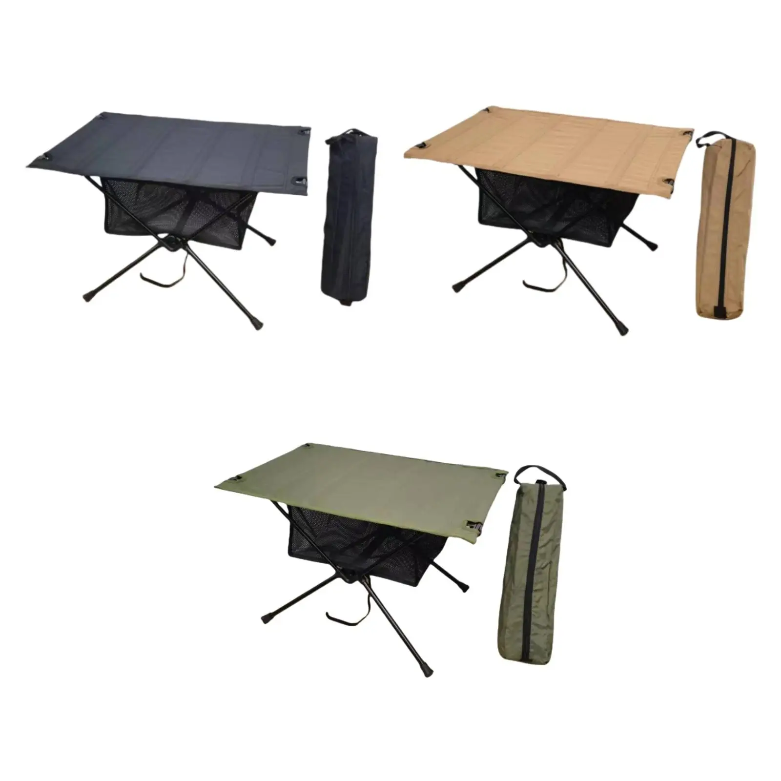 Outdoor Foldable Table Aluminum Alloy Lightweight Multifunction Dining Table for BBQ Grilling Tailgating Party Outside Yard