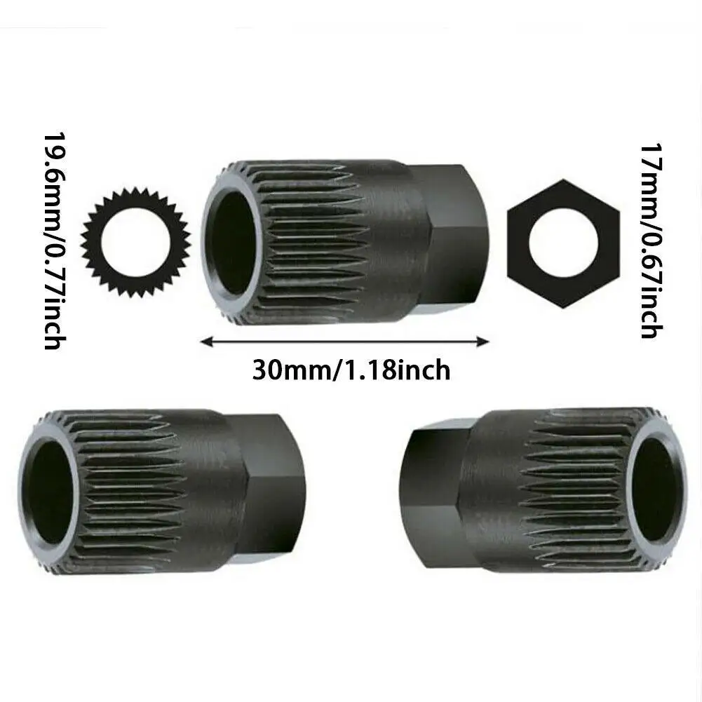 

Инструмент для снятия шкива свободного колеса сцепления генератора с 33 сплитами для VW AUDI Passat Golf III/TT, инструменты для ручной разборки L1D2