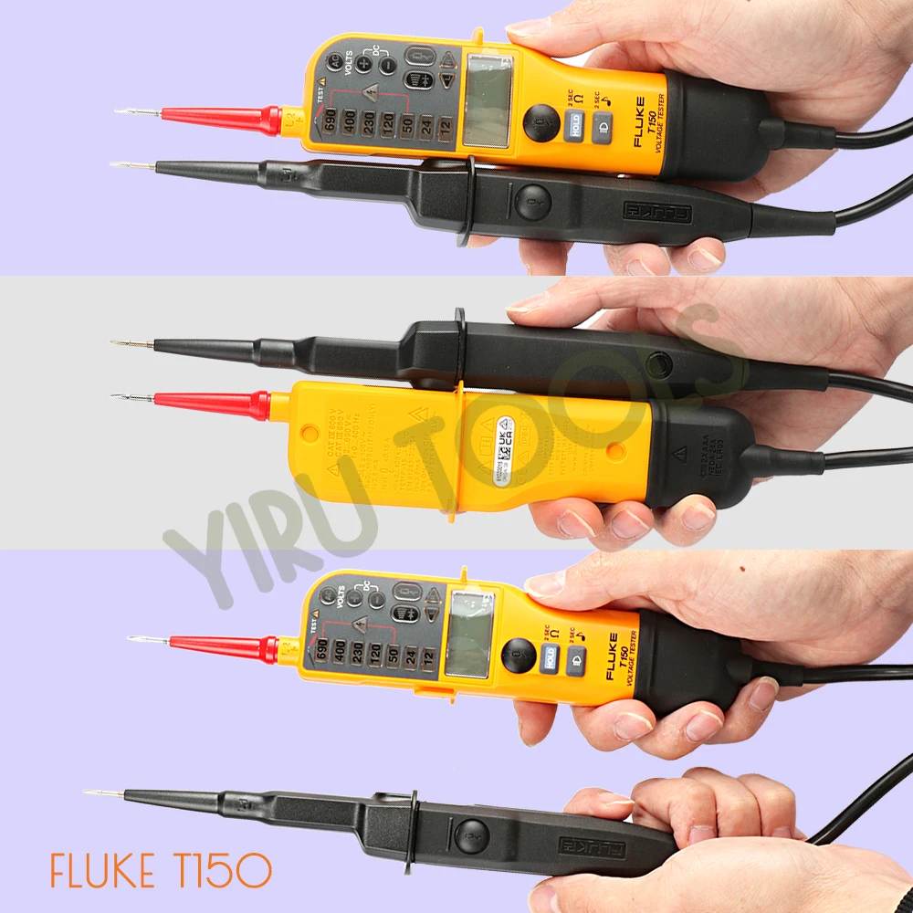 Fluke T150 Two-pole Voltage and Continuity Electrical Tester AC/DC 6V - 690V with Resistance Measurement