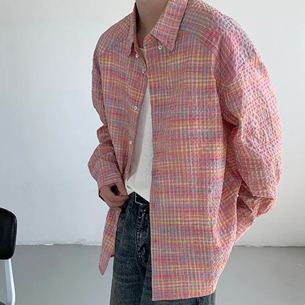 Casual Outings Korean Fashion Top Casual Spring Autumn Fashion Korean Style Shirt Comfortable Fit Fashionable Design