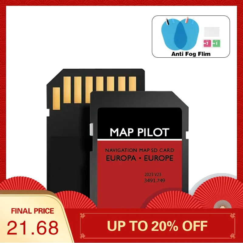 8GB SD Card GPS Upgrade Europe Map Becker MAP PILOT system for Mercedes CLA CLS GLA GLK Car  2023 Navigation 3491.749