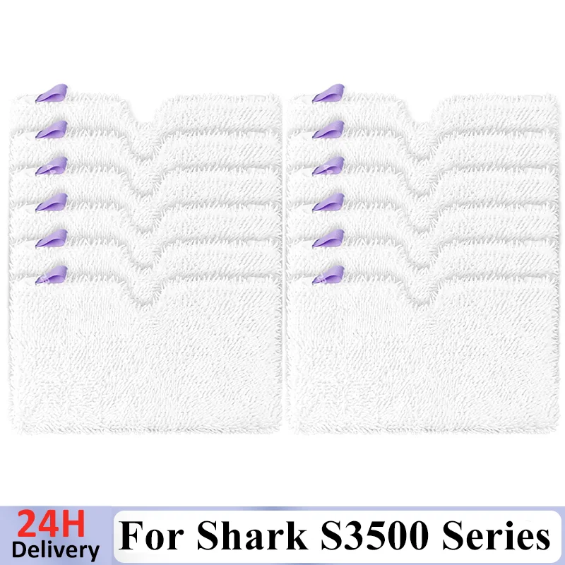 Steam Mop Pads For Shark SE460 S3500 Series S3550 S3501 S3601 S3601D Washable  Microfiber Steam Mop Cloth Cleaning Replacement