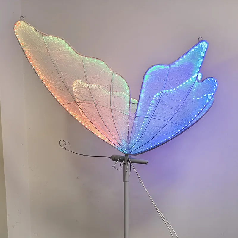Wedding Stage Illuminating Symphony Butterfly Street Light Wedding Welcome Area Decoration Hall Ceiling Light Arrangement