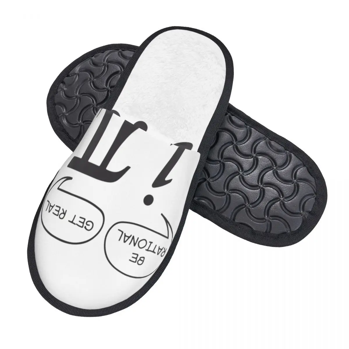 Memory Foam Slippers Women Soft Warm Mathematics Science Teacher Gift House Slippers