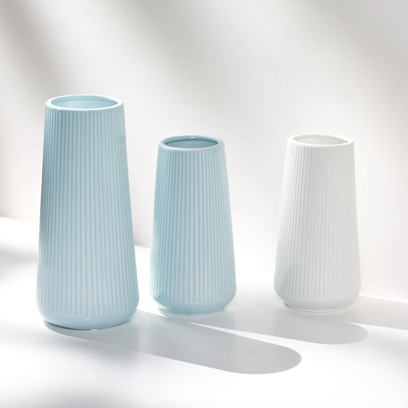 

Ceramic vase - modern and simple water-grown decorative dried flower arrangement flower holder