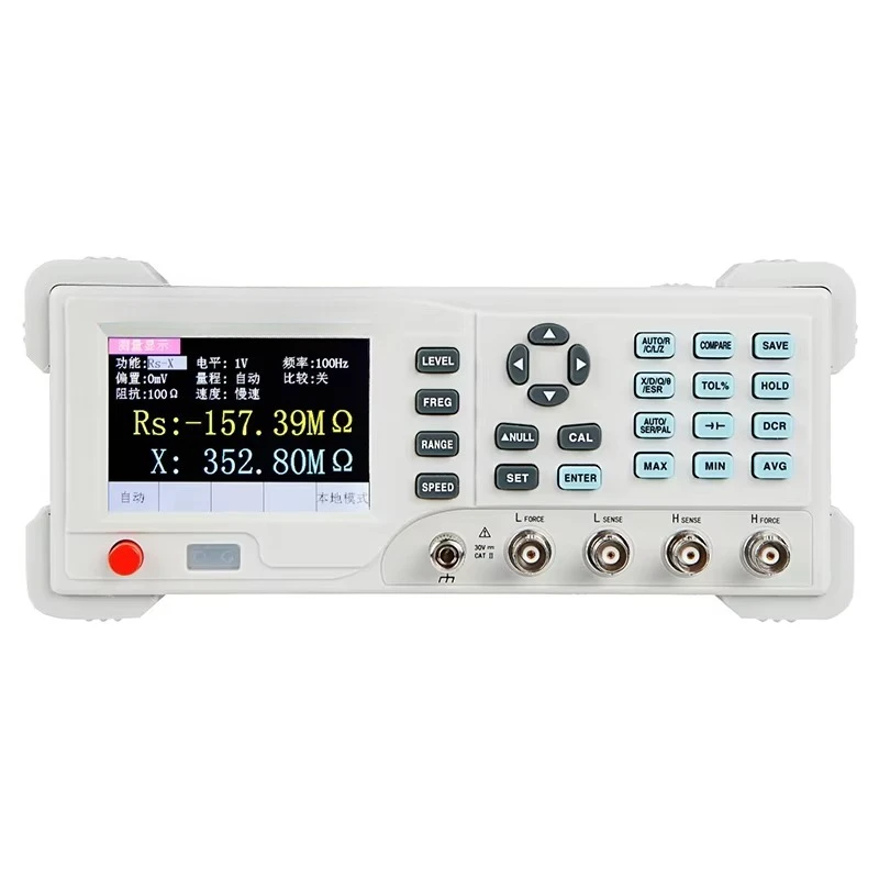 Benchtop Digital LCR Meter Capacitance Resistance Inductance Measurement High Accuracy 1 Year Warranty 220V/110V IP67 Protection