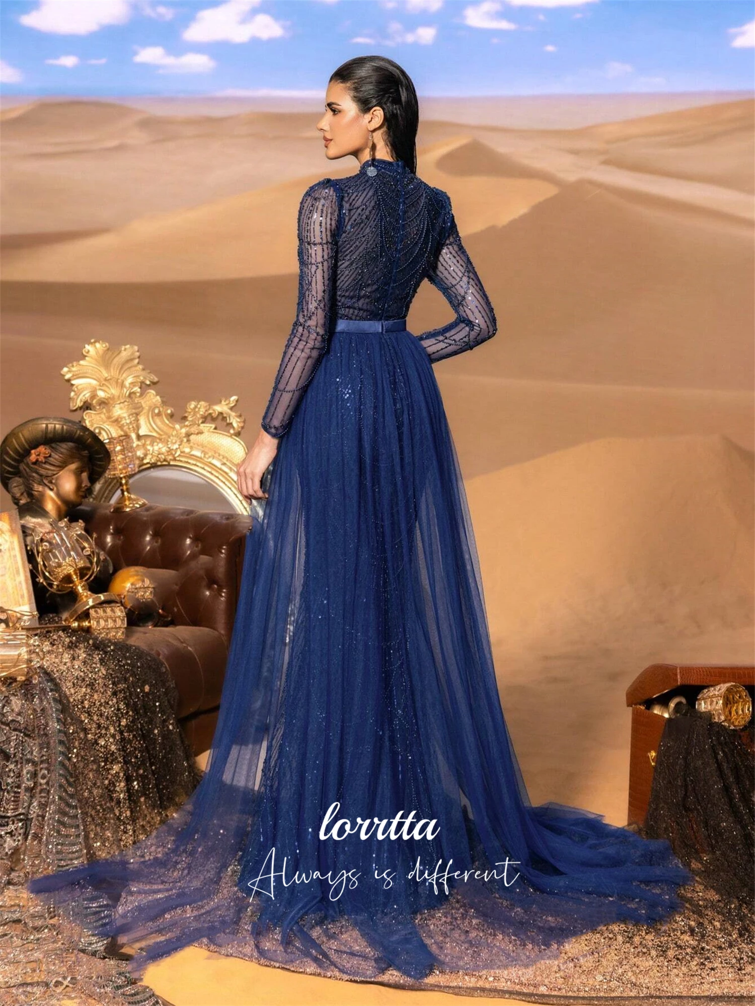 Lorrtta robe de soirée personnalisée robe de soirée de mariage robes de soirée élégantes de luxe pour Occasions spéciales robes de bal sirène