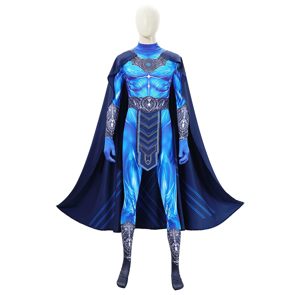 Fantasia 2026 Movie Skeleton King Cosplay Printed Bodysuit Universe For Master Men Teen Disfraz Costume Halloween Carnival Cloth