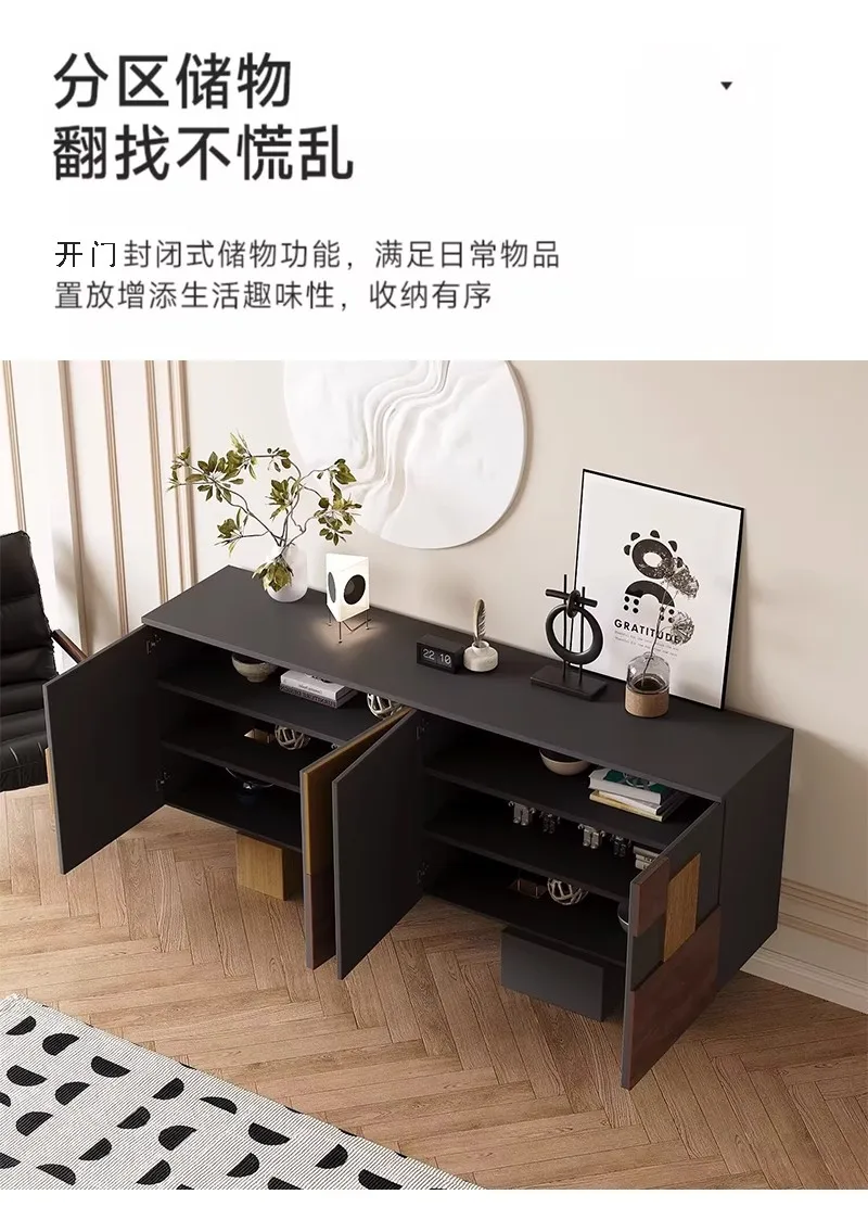 Entrance cabinet, living room locker, simple dining side decorative cabinet