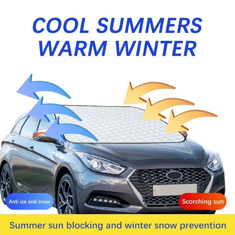 Auto Exterior Accessories For Hyundai i40 Winter Car Snow Shield Shade Front Windshield  Waterproof Ice-Frost Sunshade Cover