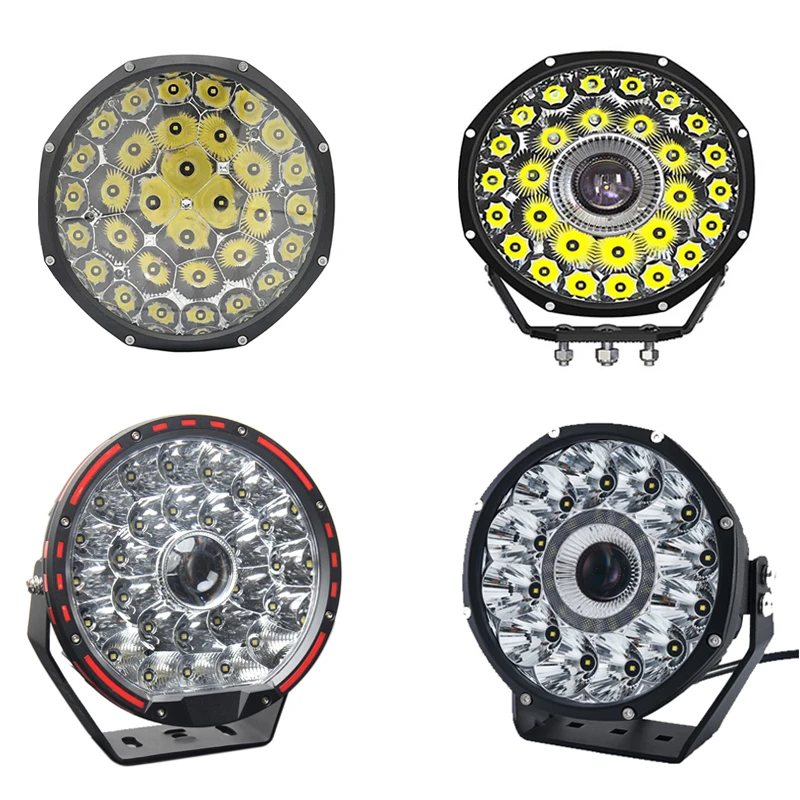 

Car 10700lm Super Bright Offroad Led Driving Light Truck Round Spotlight 4x4 7" 9" Inch Car Led Work Light 24v 12v