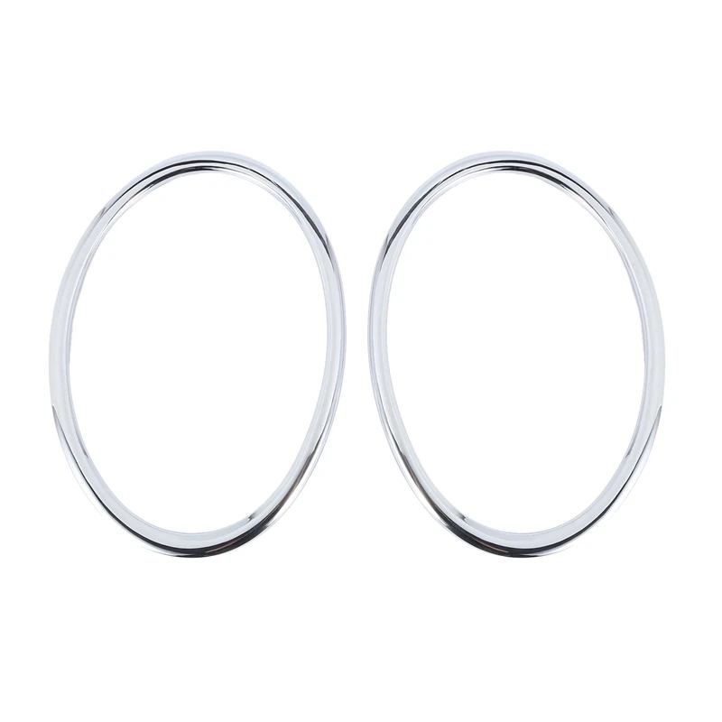 

For Nissan Juke 2010-2014 Car Styling Headlight Front Bumper Headlight Ring Trim Cover Abs Chrome Auto Accessories 2Pcs