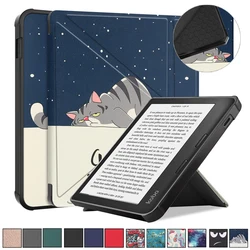 Etui For Kobo Libra 2 Cover Cute Painted Leather Stand Protective Smart Cover For Funda Kobo Libra 2 Kobo Libra Colour Kids Case