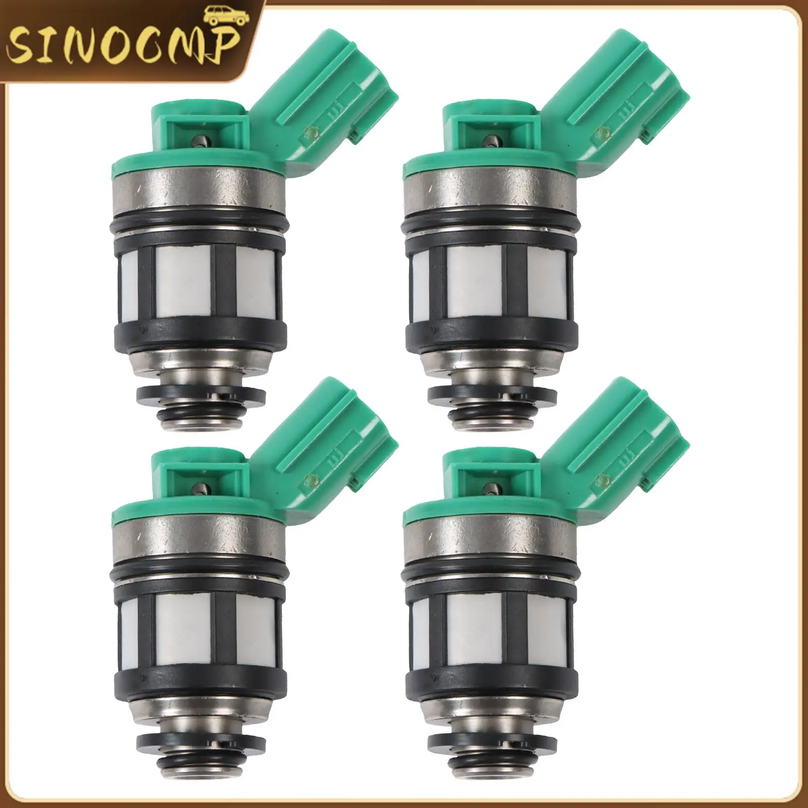 

4pcs Fuel Injector 16600-1S700 for 1996-2004 Nissan Frontier Pickup Xterra 2.4L JS4D-2 FJ397 842-18125 Engine Parts Injectors