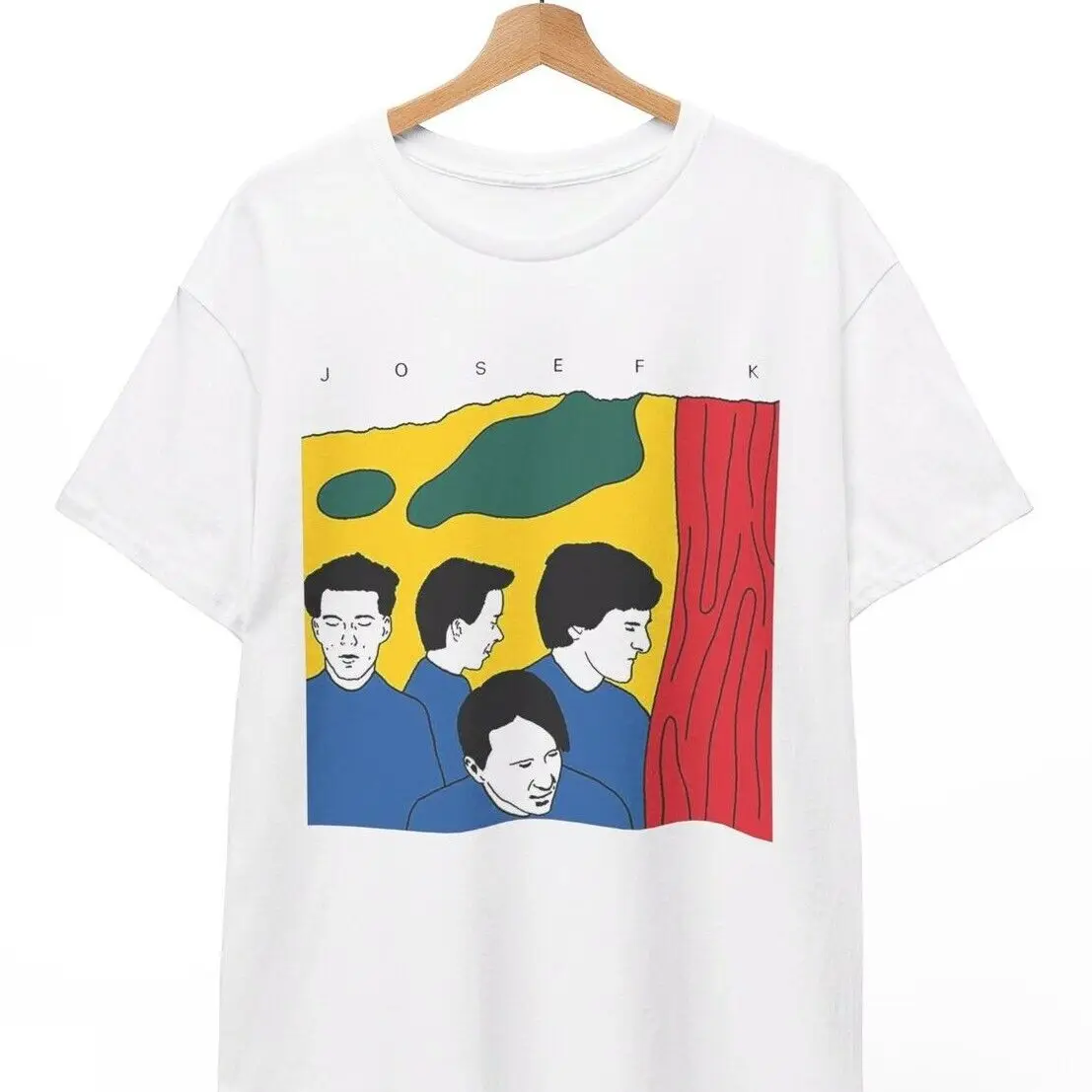 JOSEF K T-shirt, Sorry For Laughing, The Angle (One Angle),postcard, Unisex Tee