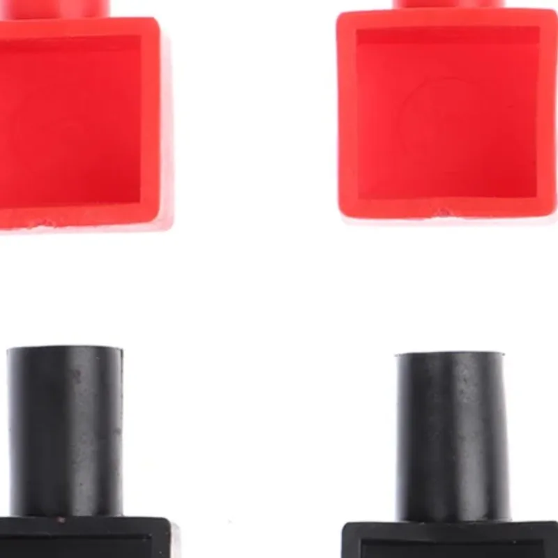 

Universal Square Car Battery Terminals Rubber Covers Set Motorcycle Batteries Protector Replacement Accessories