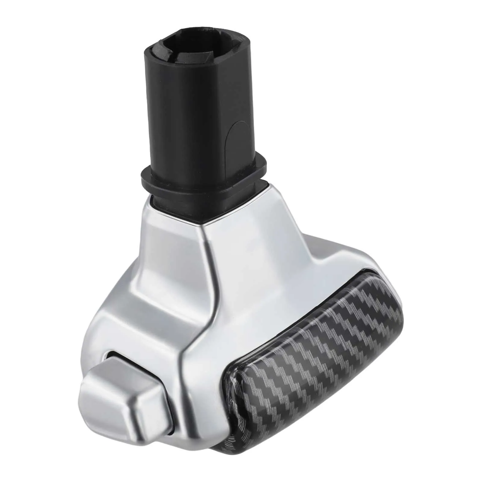 

For Astra For Zafira Tourer Car Gear Handle Automatic Gear Lever Black Easy To Install Elegant Black Leather-ABS