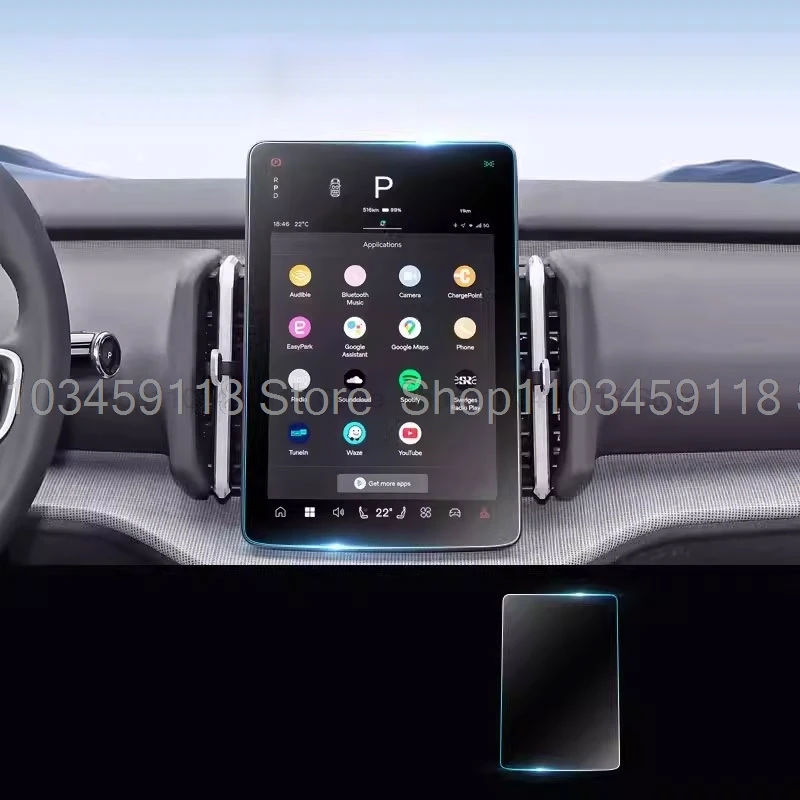 Tempered glass Screen Protector For Volvo EX30 2024 2025 12.3 inch Car GPS radio Navigation Display screen anti-scratch film