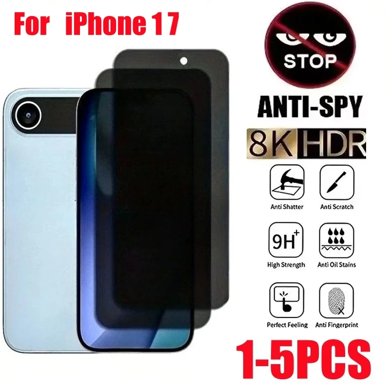 2025 1-5 قطع من الفيلم المقسى المضاد للظهور مناسب لـ Apple 17 17Air 17Pro 17Pro Max #1