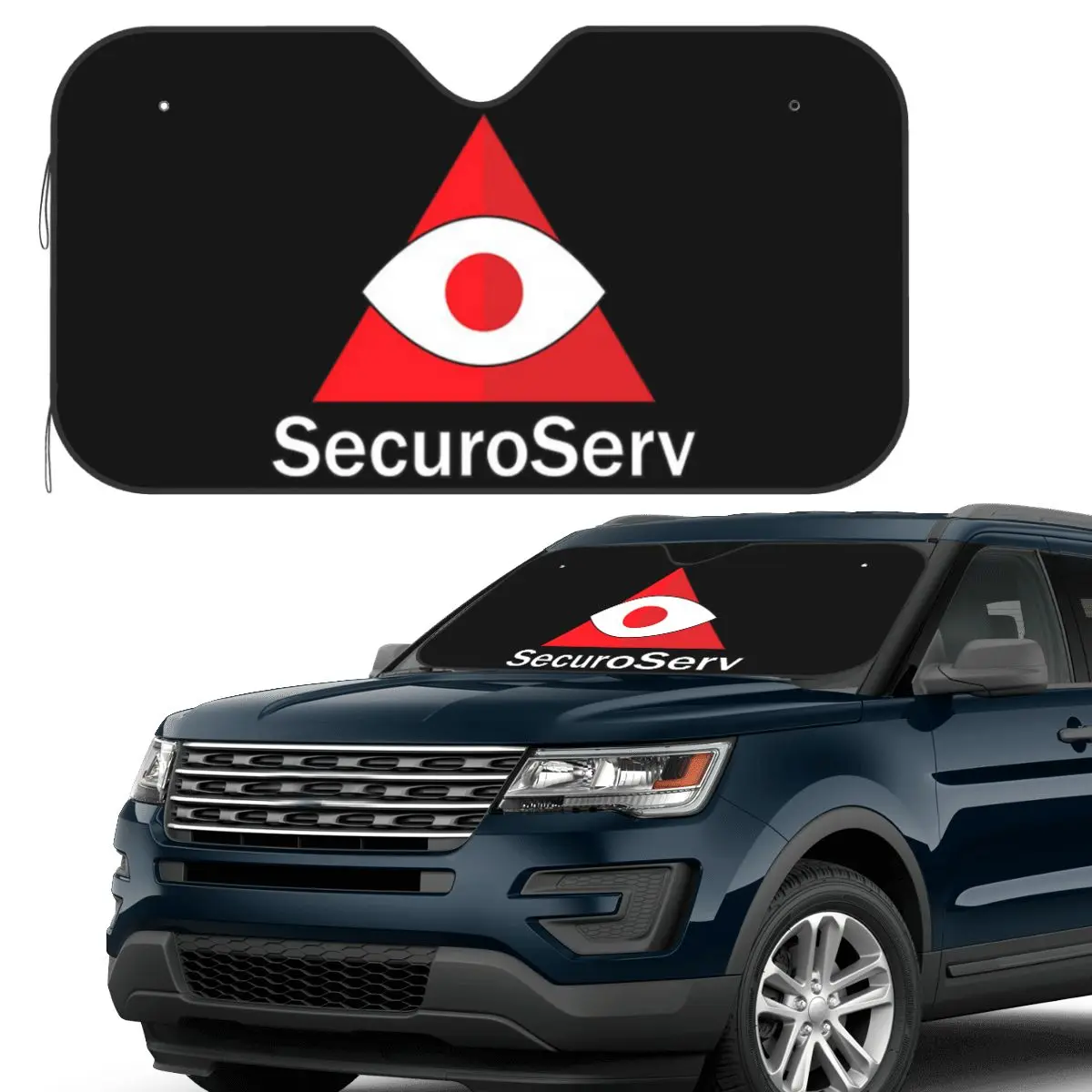 

SecuroServ Sunshade Windscreen Car Front Windshield Window Sun Visor Accessories Covers