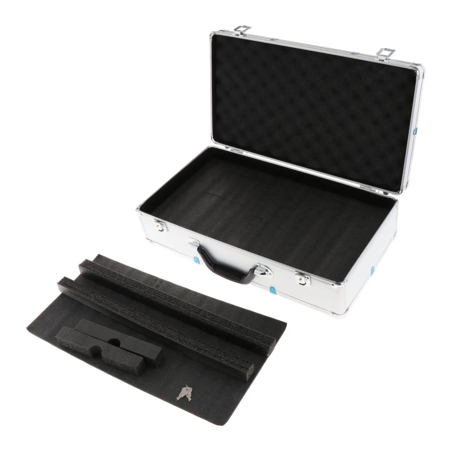 Microphone Case Studio Control Room Live Broadcast with Sponge Lining Instrument Box Stage Impact Resistant Case Mic Case Hard