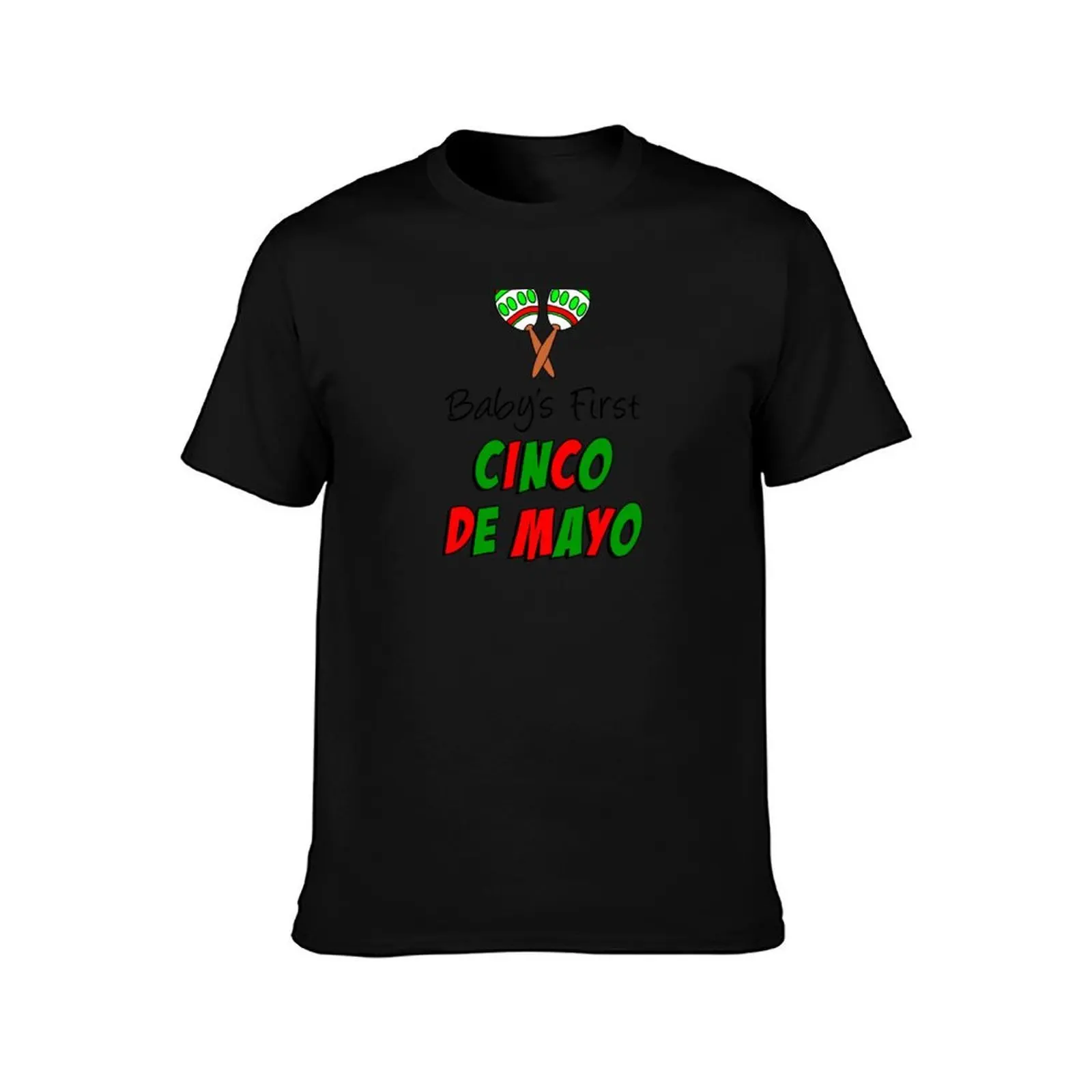 Baby's First Cinco De Mayo Baby Milestone Outfit T-Shirt Christmas Casual Tee Shirt
