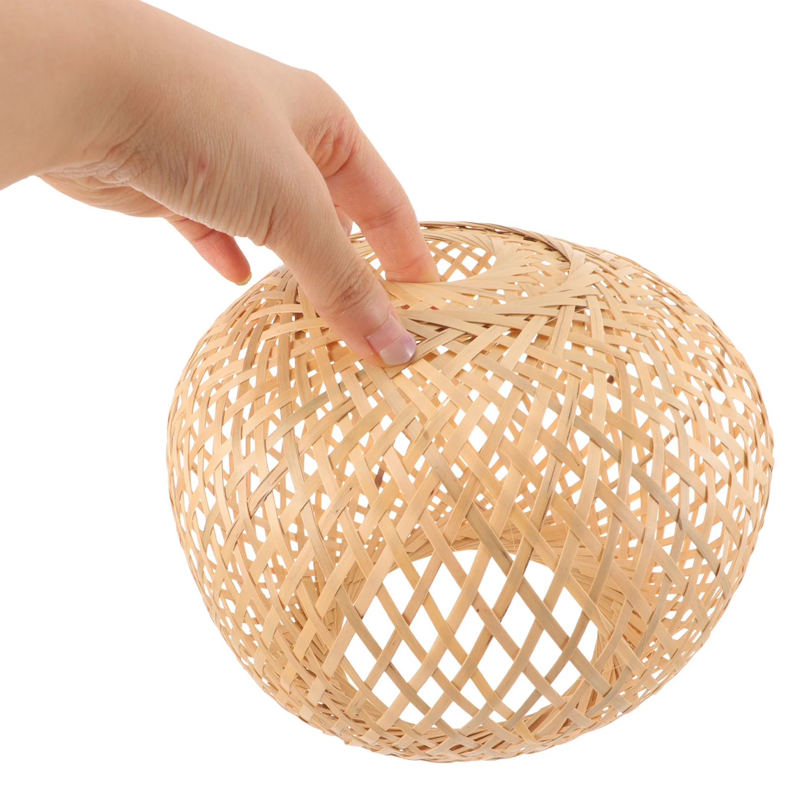 

Woven Bamboo Pendant Light Lampshade Rustic Hanging Lamp Shade for Home Ceiling Light Cover Decorative Lamp Shade