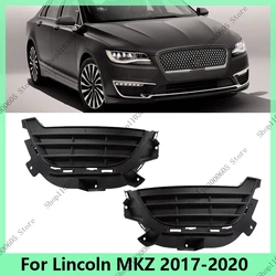 For Lincoln MKZ 2017 2018 2019 2020 Front Bumper Car Bumper Fog Lamp Grille Cover Trim Body Kit Accessories