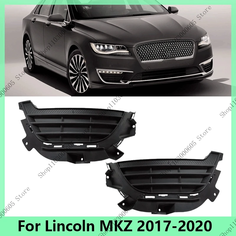 Dla Lincoln MKZ 2017 2018 2019 2020 przedni zderzak samochodowy zderzak światła przeciwmgielnego osłona na maskownicę wykończenie nadwozia akcesoria
