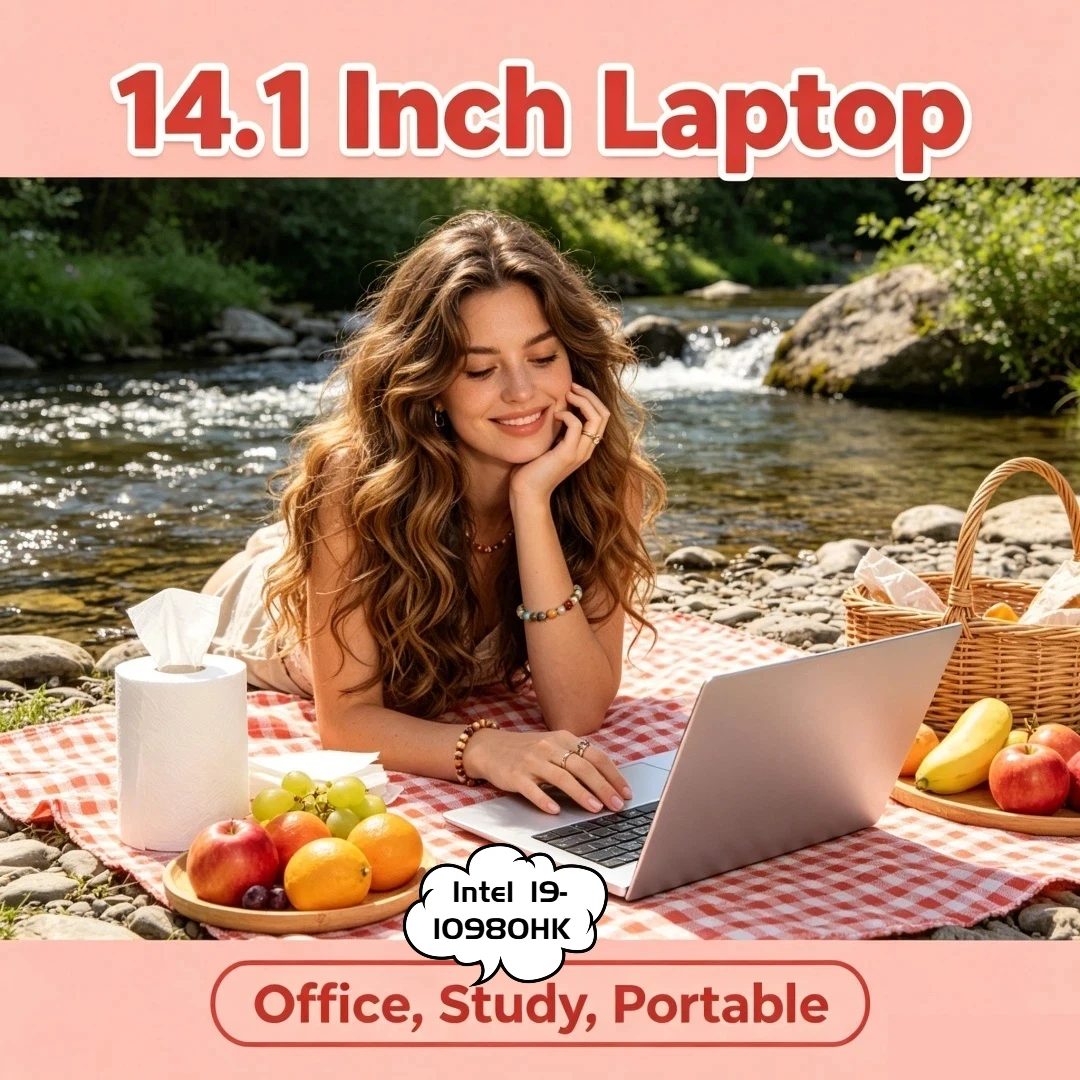 

Slim Portable Premium Business Notebook 14.1 Inch Ultra Thin Laptop 2026 New Intel I9-10980HK Win11 16GB 32GB RAM 2TB SSD