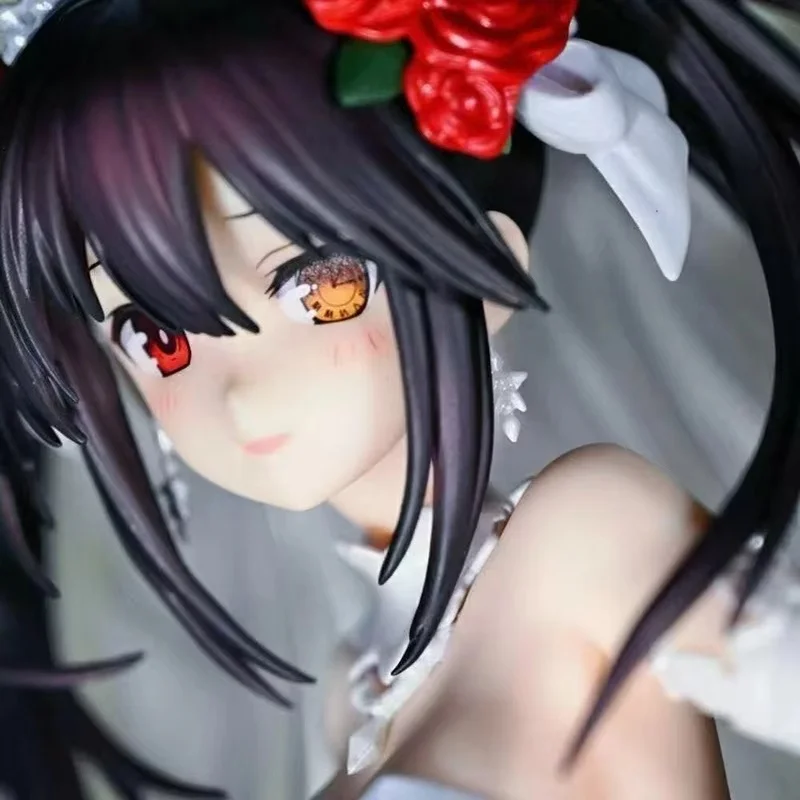 تاريخ لايف سلسلة Huajia أنيمي تحصيل عمل الشكل - توكيساكي كورومي في فستان الزفاف Gk نموذج فتاة جميلة حلية