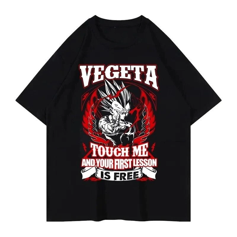 

Bandai Genuine Dragon Ball Bird Mountain Ming Commemorative T-Shirt Vintage Cotton Loose Short Sleeve Men's and Women's Top