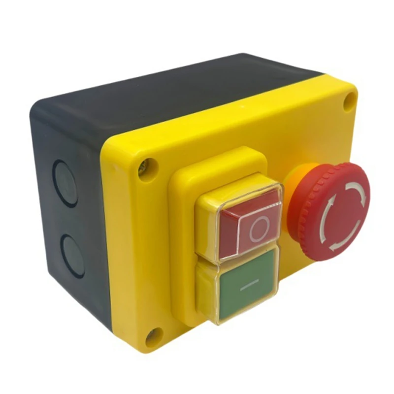Kjd17d 250v 16a interruptor de botão eletromagnético interruptores de parada de emergência para ferramentas elétricas e equipamentos de máquina-ferramenta