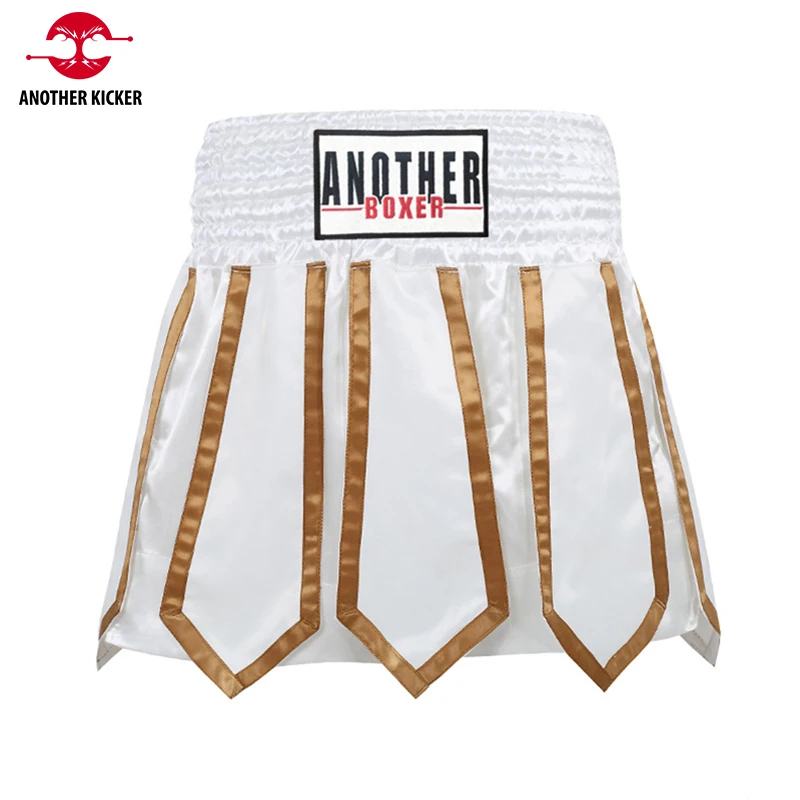 Kurze Muay Thai Kickboxen Hosen Lotus Quasten Band Frauen Männer Kick Boxing Shorts MMA Kinder Boxer Kampf Kampf Sport Uniform