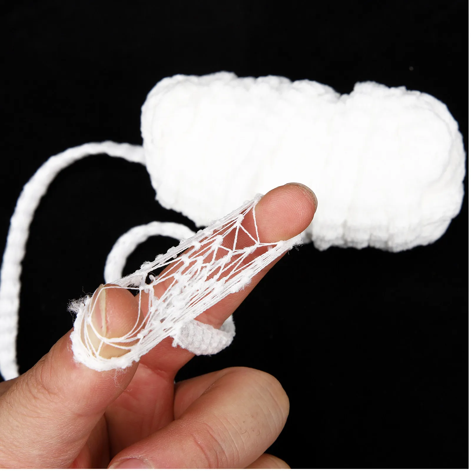 1 Roll Elastic Bandage Tubular Finger Wrap High Elastic Stretchy Mesh Mesh Finger Bandage Breathable Comfortable Sports Athletic