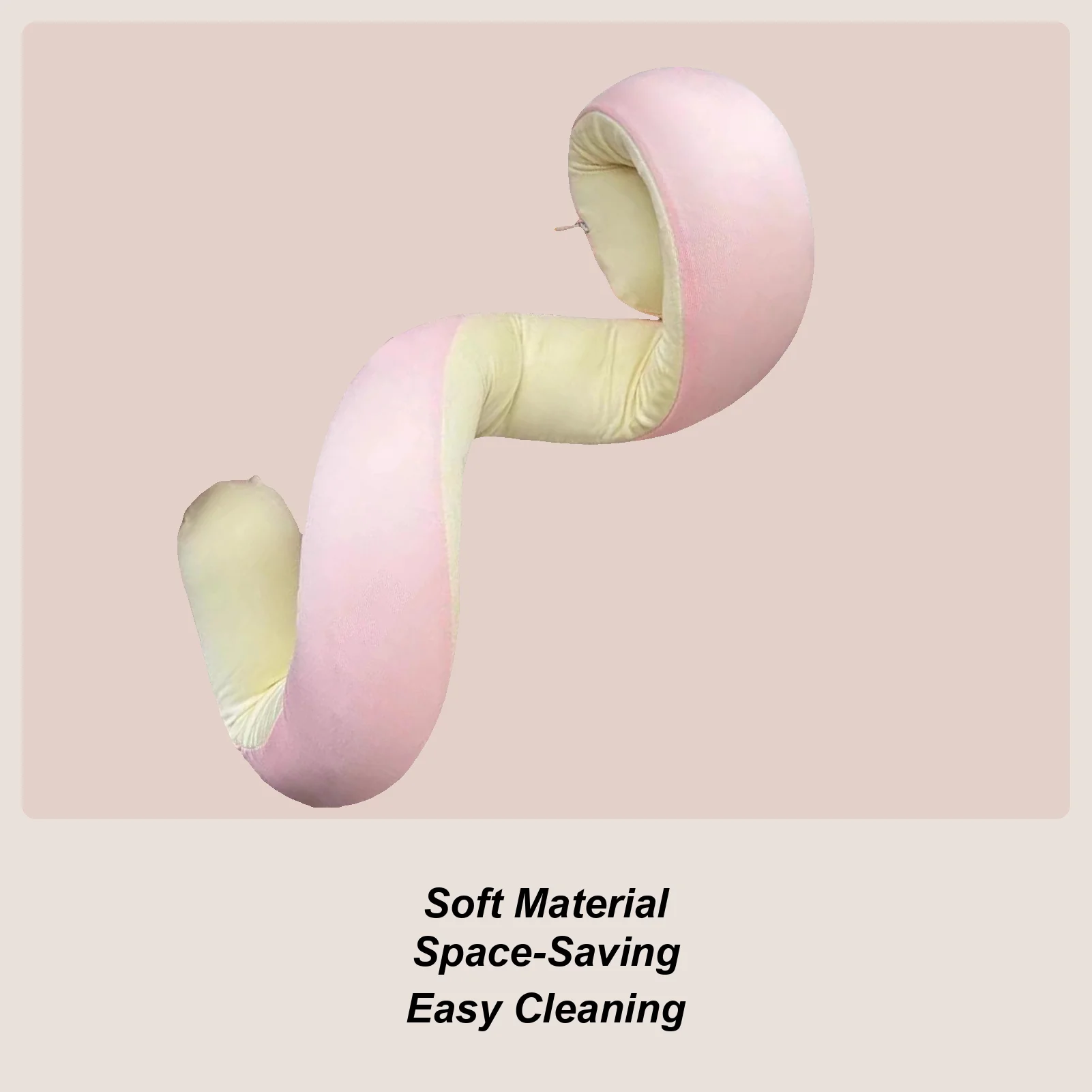 Neck Pillow For Travel Adjustable Spiral Wrapping Cushion Headrest Lightweight Neck Pillow For Travel For Home Office Car Rides