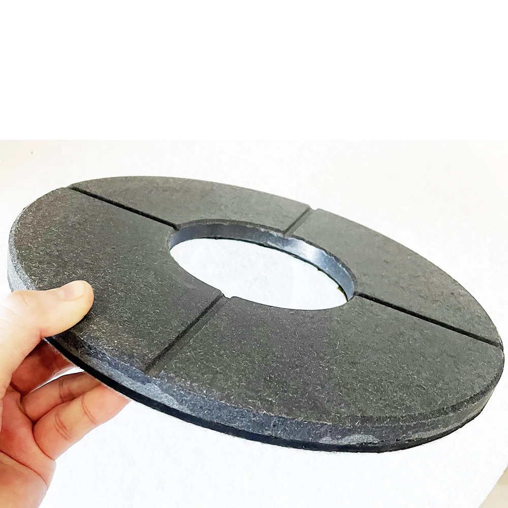 10 Inch 250MM Black Resin Buff Wet Polishig Pad Sharp Type Flexible Abrasive Wet Polishing Pad For Grinding Marble Granite Stone