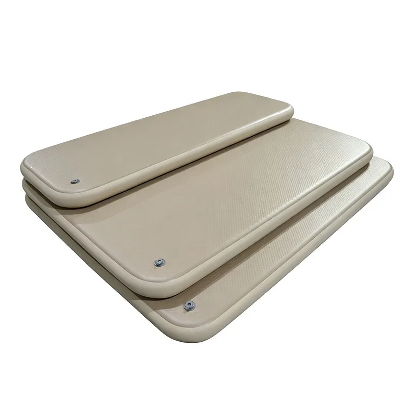 Household car 10cm brushed inflatable bed, single double outdoor super hard air mattress bed