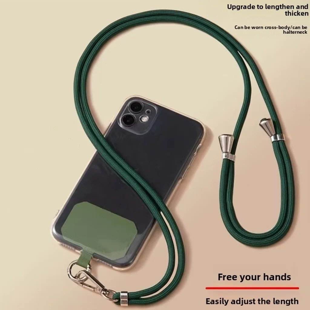 

Adjustable Phone Lanyard Stretchy Neck Strap Fashionable Detachable Neck Shoulder Crossbody Phone Holder Smartphones Universal