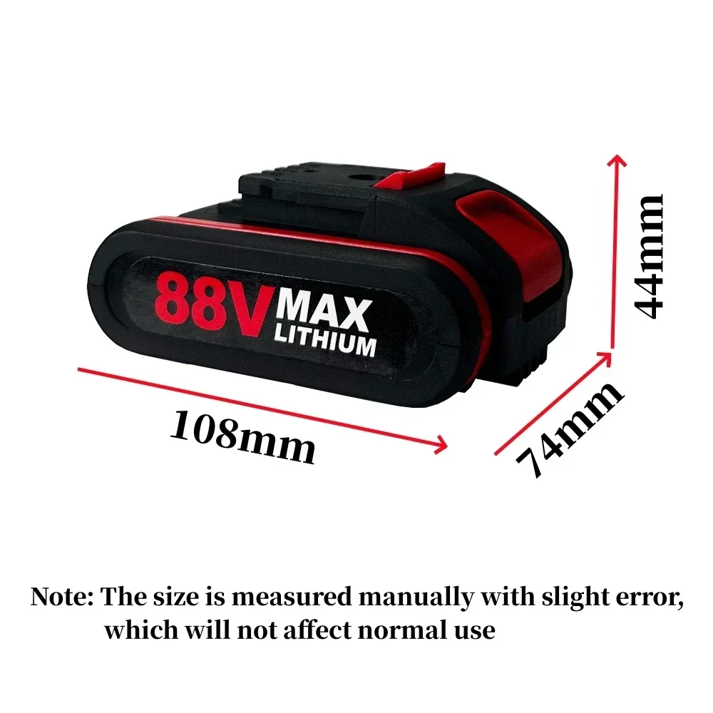 88V 3000mAh แบตเตอรี่ลิเธียมไอออนแบบชาร์จไฟได้สําหรับ Worx ไขควงไร้สายเครื่องมือไฟฟ้าเปลี่ยนแบตเตอรี่